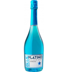 Напиток виноградосодержащий игристый PLATINO Платино Блю Москато ароматизированный сладкий, 0.75л, Испания, 0.75 L