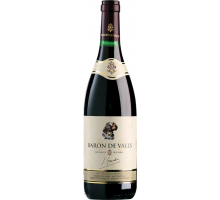Вино BARON DE VALLS Барон де Валлс красное полусухое, 0.75л, Испания, 0.75 L