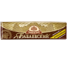 Шоколад темный БАБАЕВСКИЙ с шоколадной начинкой, 50г, Россия, 50 г
