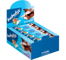 Шоколад молочный BABYFOX с молочной начинкой, 47г, Россия, 47 г