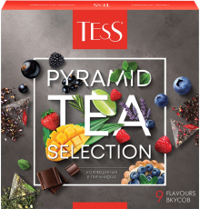 Набор подарочный чайный TESS Pyramid Tea Selection 9 видов, 45пир, Россия, 82 г