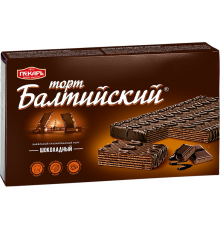 Торт БАЛТИЙСКИЙ Вафельный шоколадный, 320г, Россия, 320 г