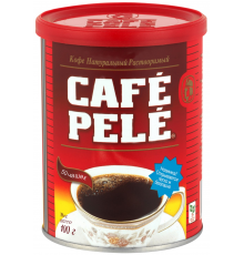 Кофе растворимый CAFE PELE натуральный порошкообразный, 100г, Бразилия, 100 г