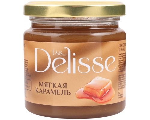 Десерт кондитерский DELISSE Мягкая карамель, 220г, Россия, 220 г